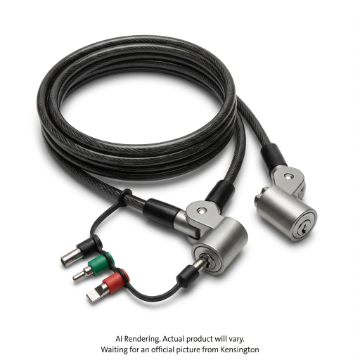 3-IN-1 KEYED LAPTOP LOCK TWIN HEAD