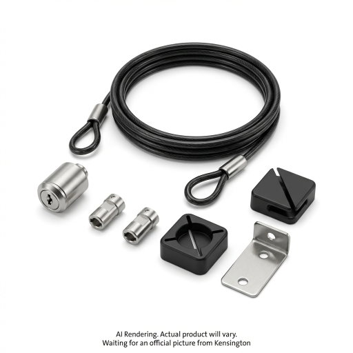 Kit de verrouillage pour ordinateur de bureau et périphériques 2.0 Mk,Un
