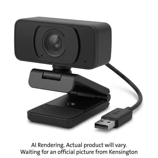 F,Webcam sur pied 1080p, champ de vision de 65 degrés, emballage de vente au détail