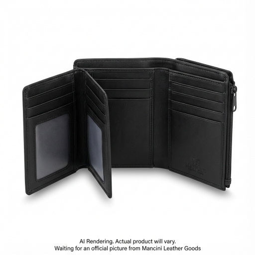 MEN'S TRIFOLD WING WALLET
