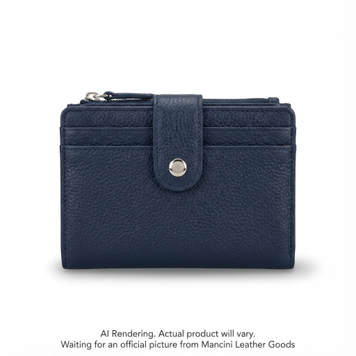 Pebbled Ladies? RFID Small Clutch Wallet