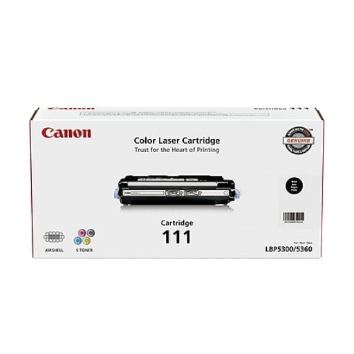 Cartouche de toner noire originale Canon 111 1660B008