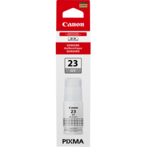 4705C001 Bouteille d'encre grise Canon GI-23 - Compatible uniquement avec G620