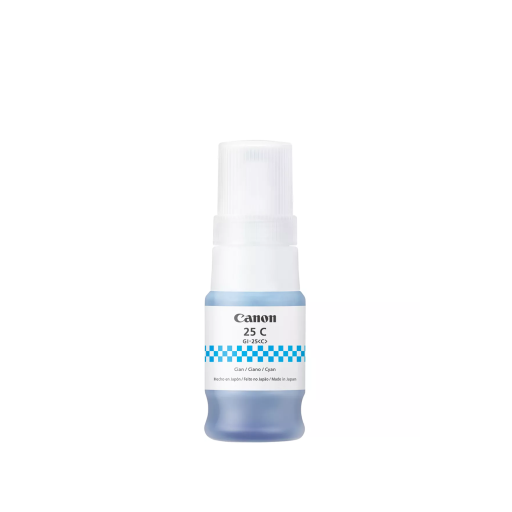 Bouteille d'encre cyan Canon GI-25