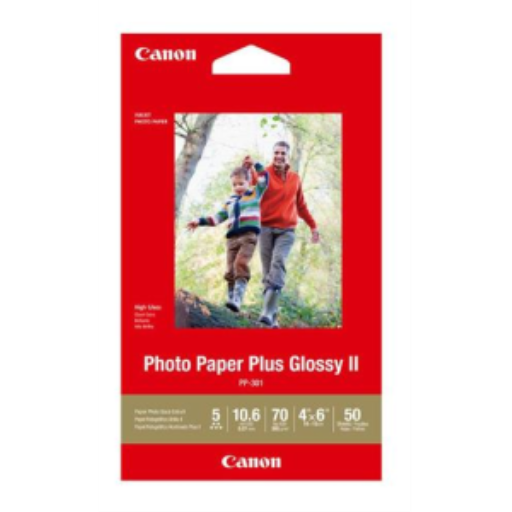 PP-301 4" x 6" Photo Paper Plus Glossy (50 sheets/pkg)