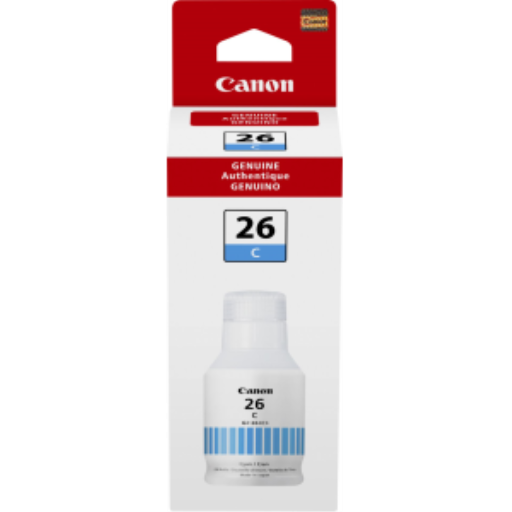 Bouteille d'encre Cyan GI-26 SKU 4421C001