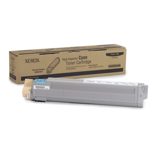 106R01077 Cartouche de toner cyan haute capacité, Phaser 7400