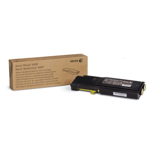 106R02243 Cartouche de toner jaune capacité standard Phaser 6600/WorkCentre 6605
