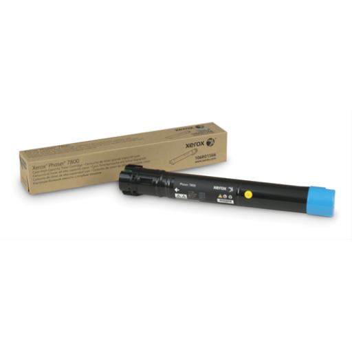 106R01566 Cartouche de toner cyan haute capacité ; Phaser 7800