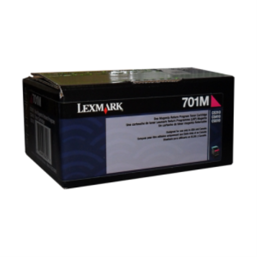 70C10M0 Cartouche de toner magenta Lexmark programme de retour CS/CX310,410,510 1K