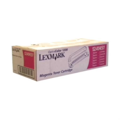CARTOUCHE DE TONER MAGENTA OPTRA 1200 12A1451