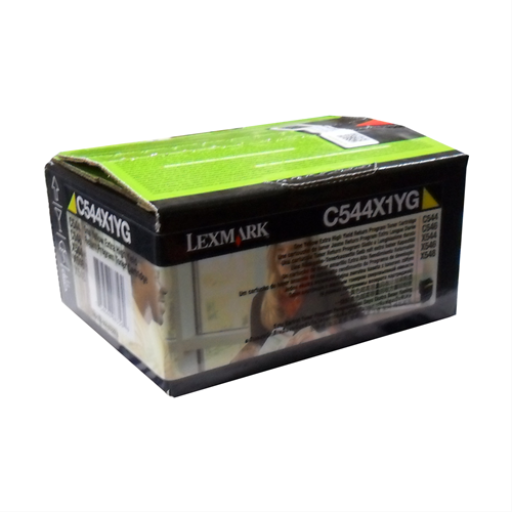 Cartouche de toner jaune Lexmark C/X544,546,X548 programme de retour 4K