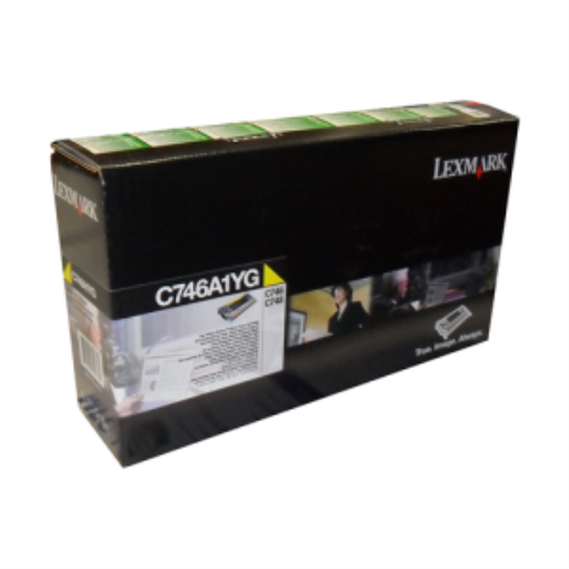 Cartouche de toner jaune 7K programme de retour Lexmark C746,748