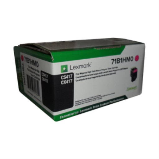 Lexmark CS/CX417, 517 Magenta Return Programme 3.5K Toner Cartridge Part no.: 71B1HM0