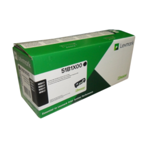 Cartouche de toner Lexmark MS/MX517,617 du programme de retour, 20K pages