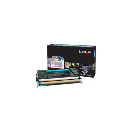 Cartouche de toner Lexmark X748 Cyan programme de retour 10K