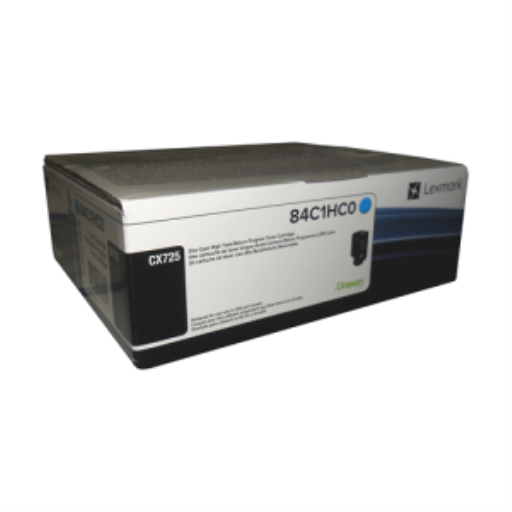 Cartouche de toner cyan 16K du programme de retour Lexmark CX725