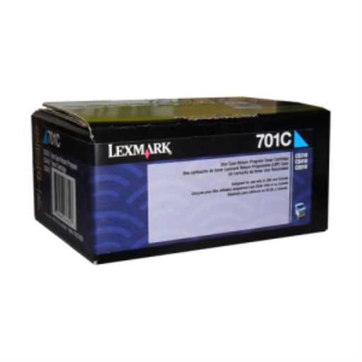 Cartouche de toner cyan pour programme de retour Lexmark CS/CX310,410,510 1K