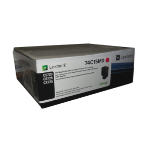 Cartouche de toner Lexmark CS720, CS/CX725 magenta programme de retour 7K