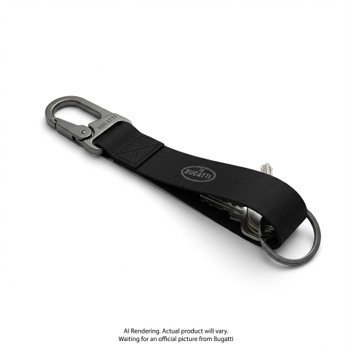 Downtown Essentials Key Chain - Alloy Zinc Aluminium Buckle TAC2633BU-BLACK
