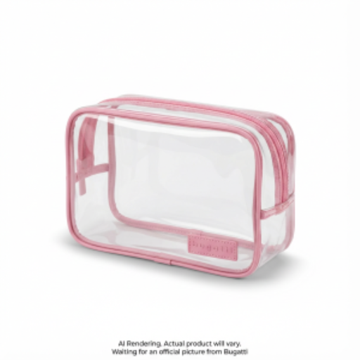 Downtown Essentials Transparent Toiletry Bag TAC2634BU-PINK