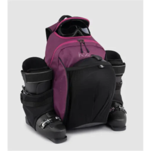 K&B Sport - Sac à dos pour chaussures de ski - Slick - Bourgogne/Framboise