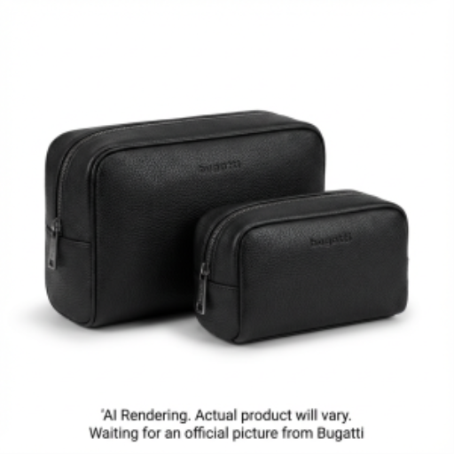 Bugatti Gift Giving Toiletry Bag Set Of 2 Pu