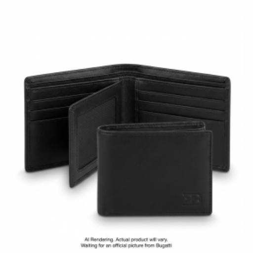 Portefeuille homme en cuir Nappa avec porte-cartes dépliant