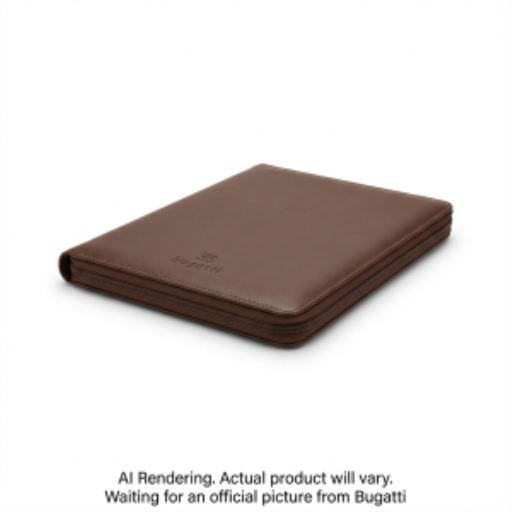 Bugatti Zip Around Calculator Padfolio Pu Brown