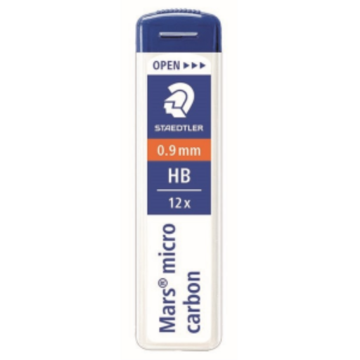Mech.pen.lead Mars micro0.9 HB 12pc