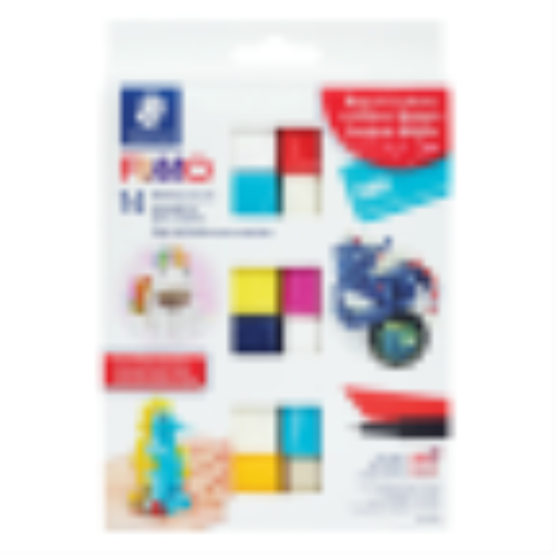 Set Modelling Clay Fimo Soft Magical Creatures 12 Color Pack, 1 Permanent Marker, 1 Modelling Tool