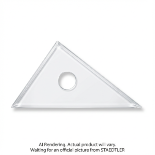 Set square clear acryl. 8'' 30/60