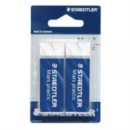 Gomme Staedtler Mars N80 à base de plantes - Paquet de 2