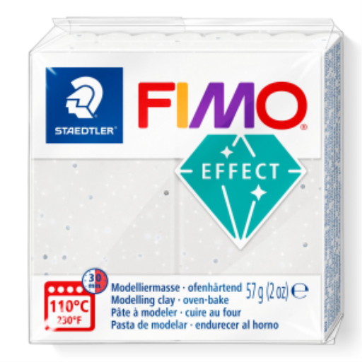 Modelling Clay Fimo Effect White Granite Stone 57g (2 oz)