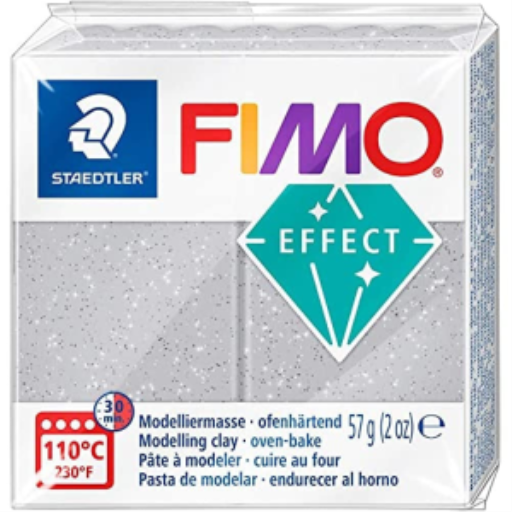 Modelling Clay Fimo Effect Glitter Silver 57g (2 oz)