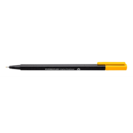 Feutre pointe fine triplus 0,3 mm jaune brillant