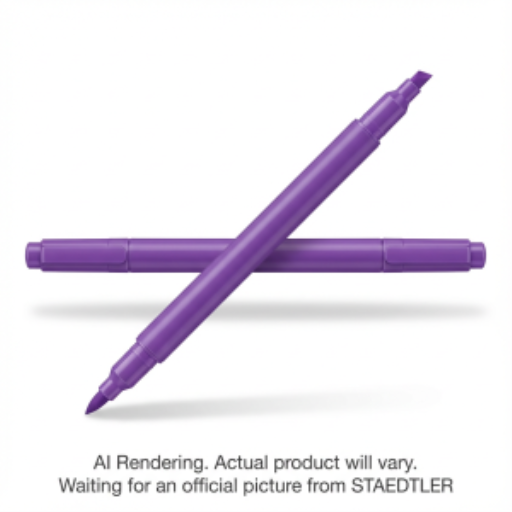 Surligneur double-pointe - Violet