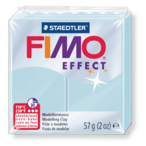 Pâte à Modeler Fimo Effect Bleu Quartz Glacé 57g (2 oz)