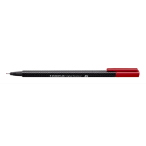 Feutre fin triplus 0,3 mm carmin