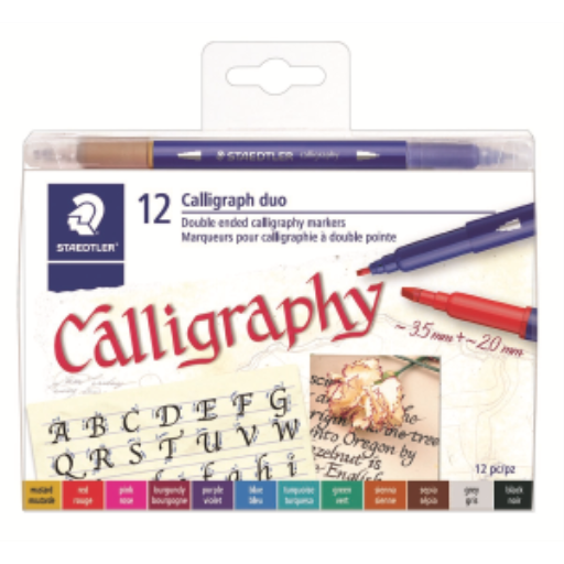 Dual tip markers Calligraph duo 12pc