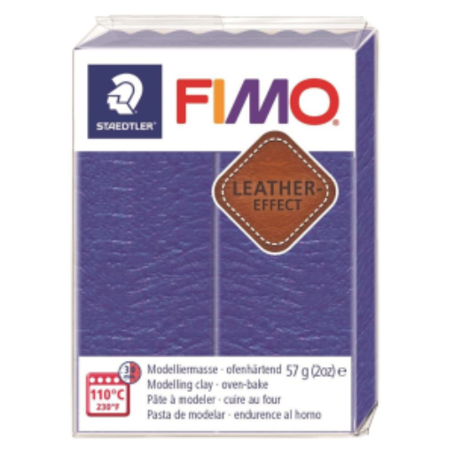 Modelling Clay Fimo Leather Effect Indigo 57g (2 oz)