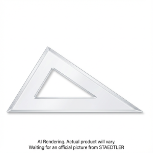 Set square clear acryl.12'' 30/60