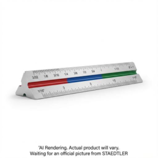 Scale trianglr 12'' metal Arch. BK