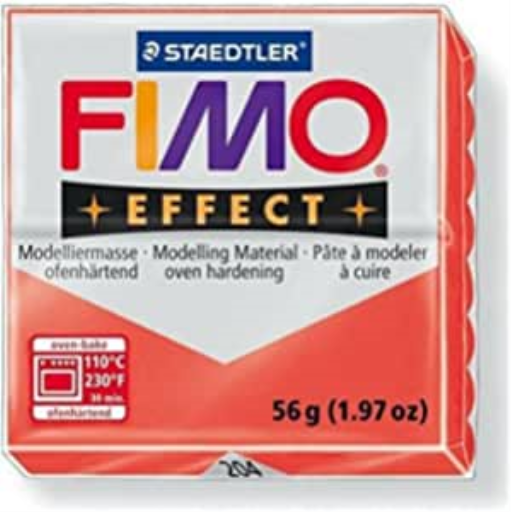Pâte à modeler Fimo Effect Rouge 57 g (2 oz)