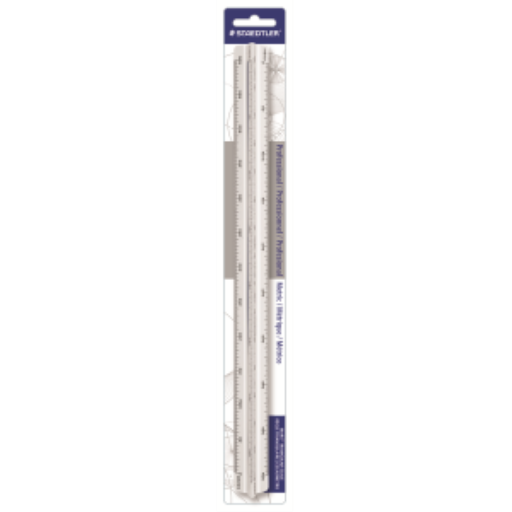 987-18-1BK STAEDTLER-Mars Limited RÈGLE TRIANG.ARCHITEC.30cm