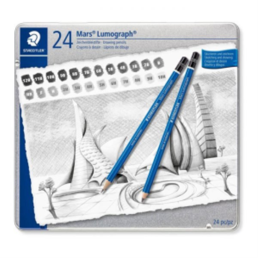 Crayon Mars Lumograph x24 100% PEFC