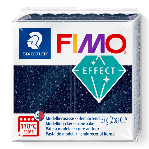 Pâte à modeler Fimo Effect Bleu Galaxie 57g (2 oz)