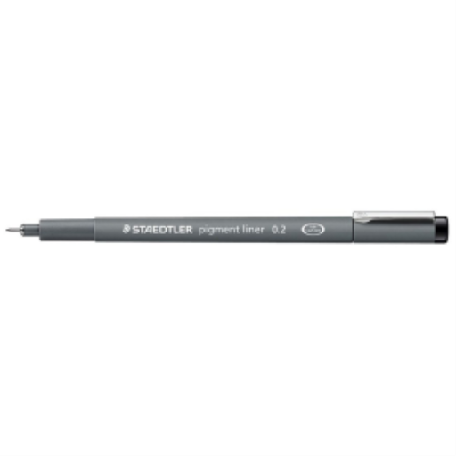 Feutre fin Pigment Liner 0,2 mm Noir