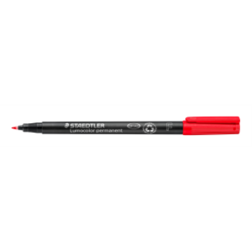 318-2 STAEDTLER-Mars Marqueur LUMO.FINE PERM.ROUGE