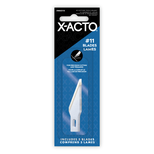 X-ACTO Lot de 5 lames multi-usages n° 11